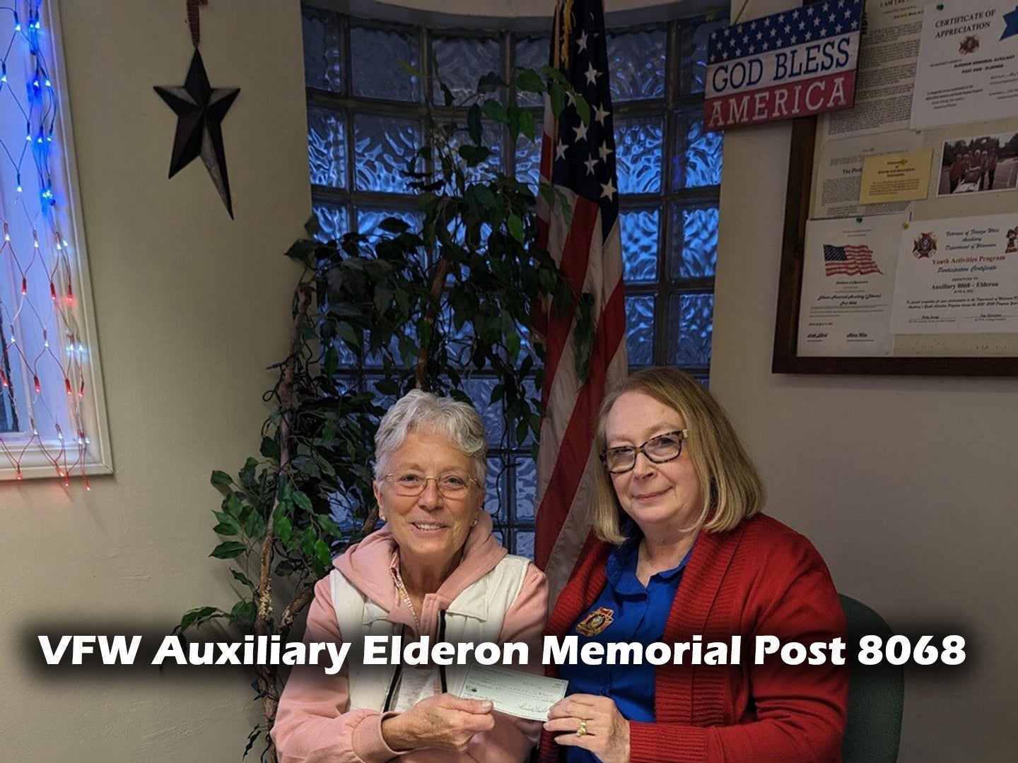 VFW Auxiliary Elderon Memorial Post 8068