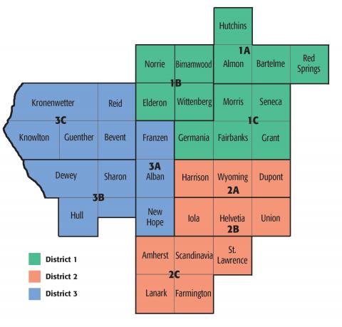 Images of the Director District boundaries. 
